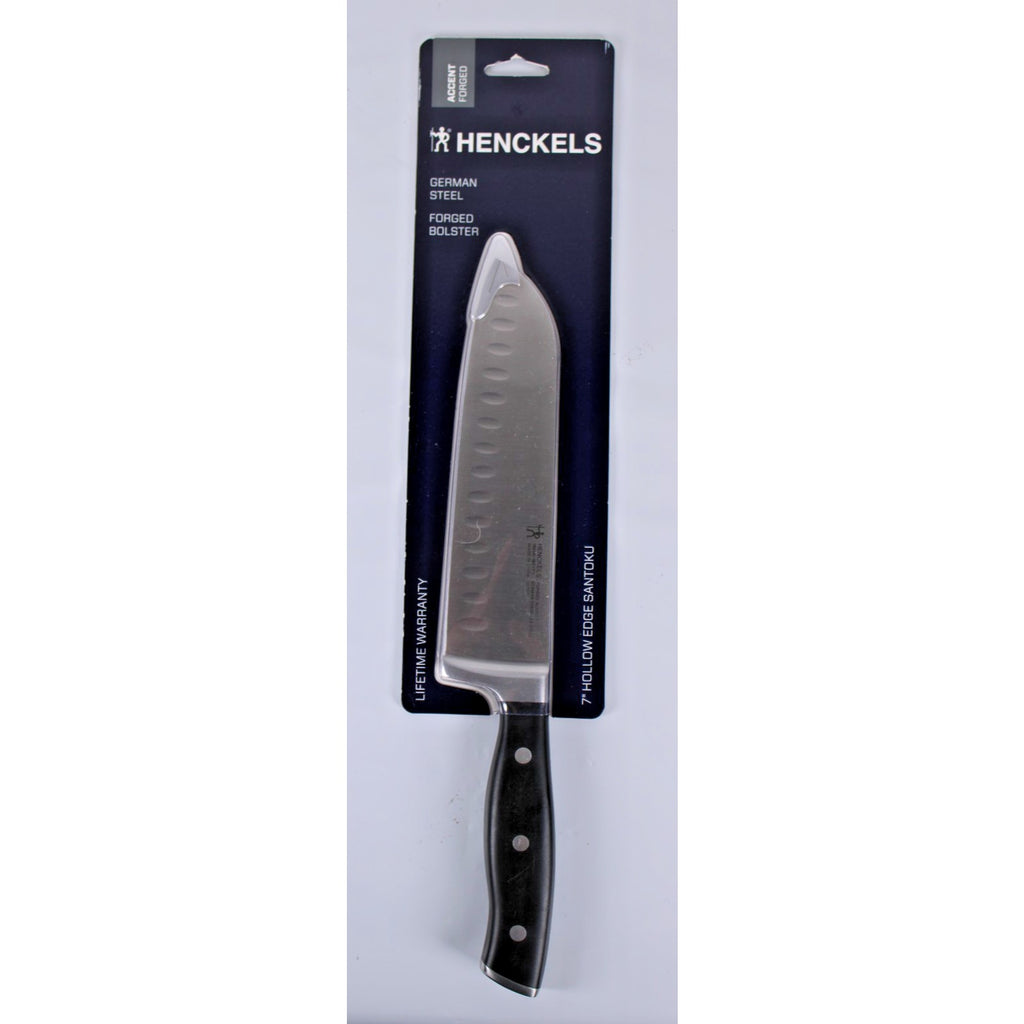 Henckels ACCENT Forged 7" Hollow Edge Santoku Made with GERMAN Stainless Steel