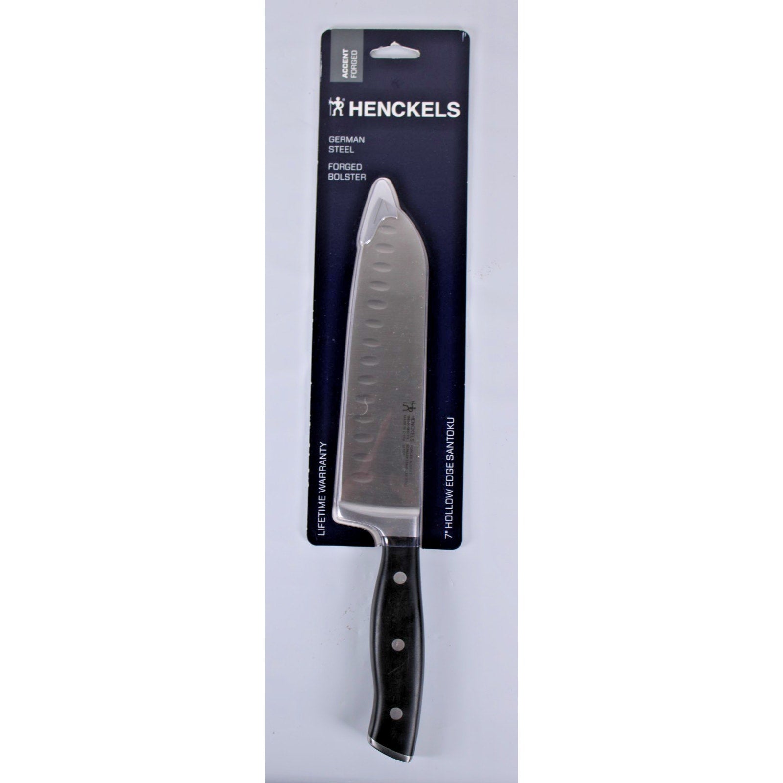 Henckels ACCENT Forged 7" Hollow Edge Santoku Made with GERMAN Stainless Steel