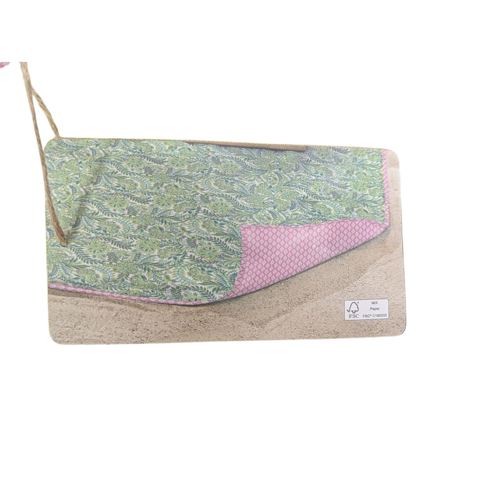 Tommy Bahama Outdoor Blanket, Picnic Beach Blanket 60"x70" Reversible w/handle
