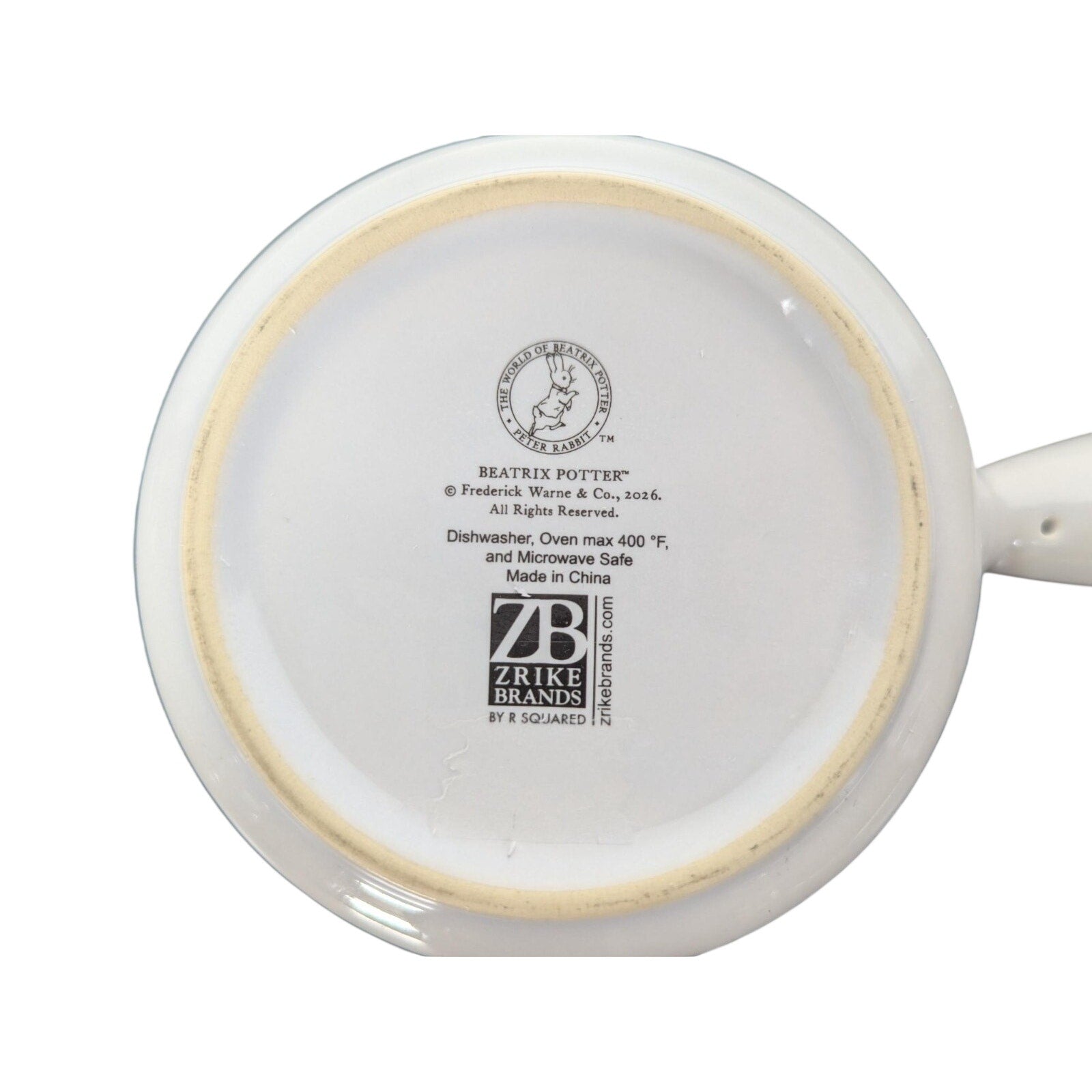 Peter RABBIT EASTER Soup Sauce Kitchen Bowl With Handgrip Ceramic New