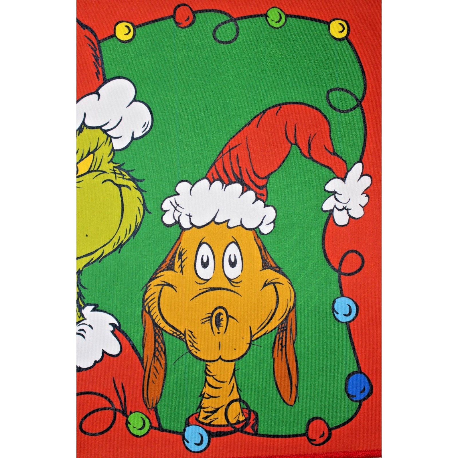 Dr. Seuss's The Grinch, Cindy Lou & Max Christmas Accent Rug 26" x 38” NWT.