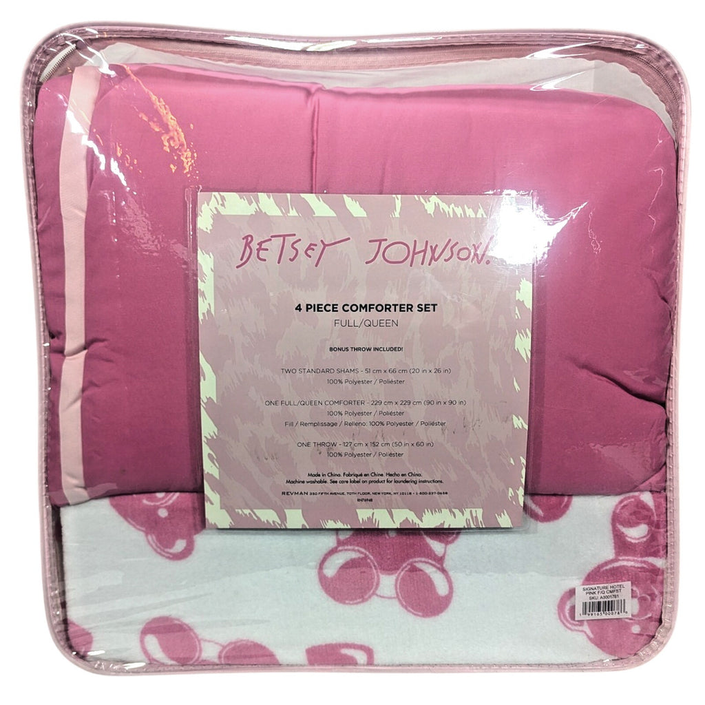 Betsey Johnson - Gummy Bear Full /Queen Comforter Set w/ bonus Throw Blanket