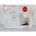 The Farmhouse Rachel Ashwell KING Sheet Set Pink Floral Cotton Shabby Chic 4pcs