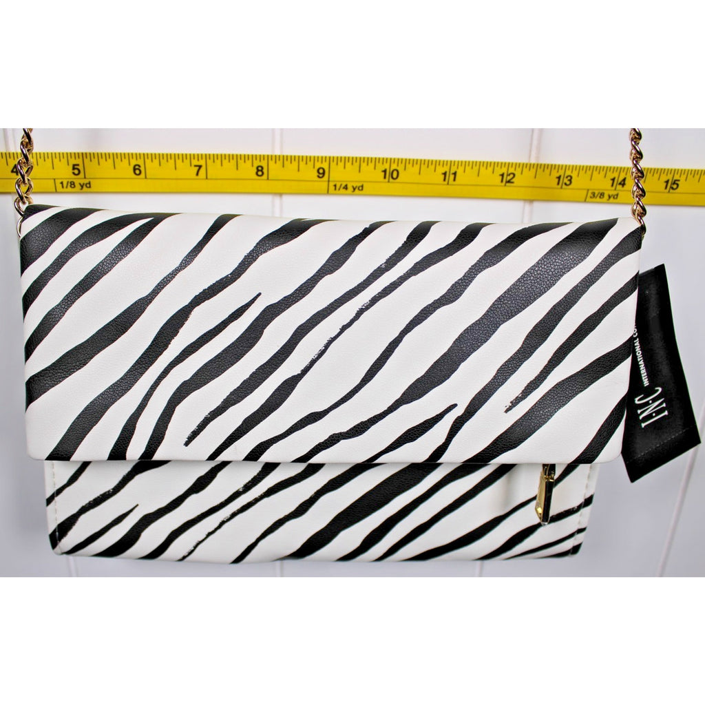 I.N.C. International Concepts Averry Tunnel Small Crossbody ELLIE ZEBRA