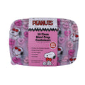 Peanuts Snoopy 20 Piece Meal PreP Food Storage Containers Valentine's Day Pink