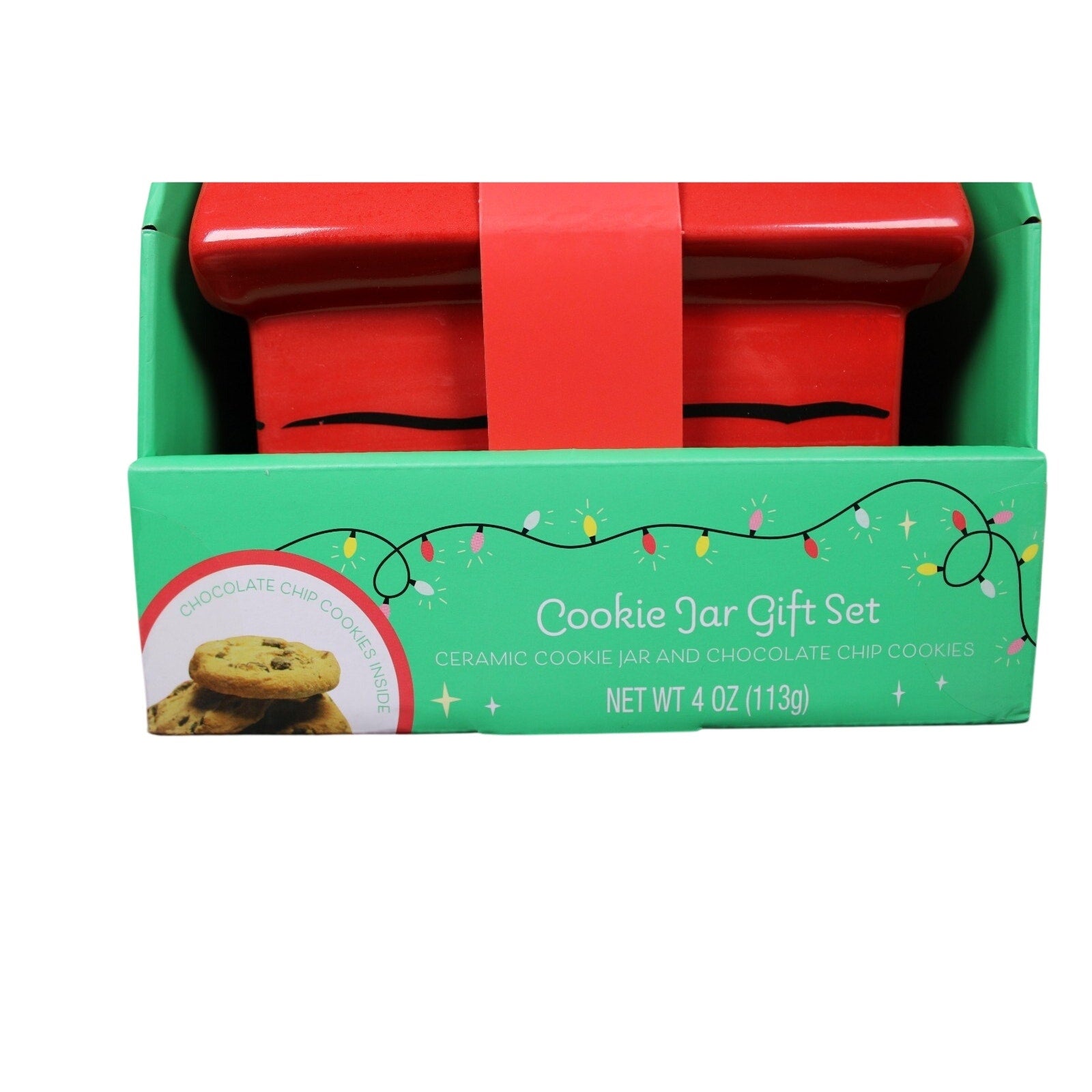 Peanuts Snoopy Ceramic Cookie/ Dog Treat Jar Collectible Red Doghouse w/ Cookies