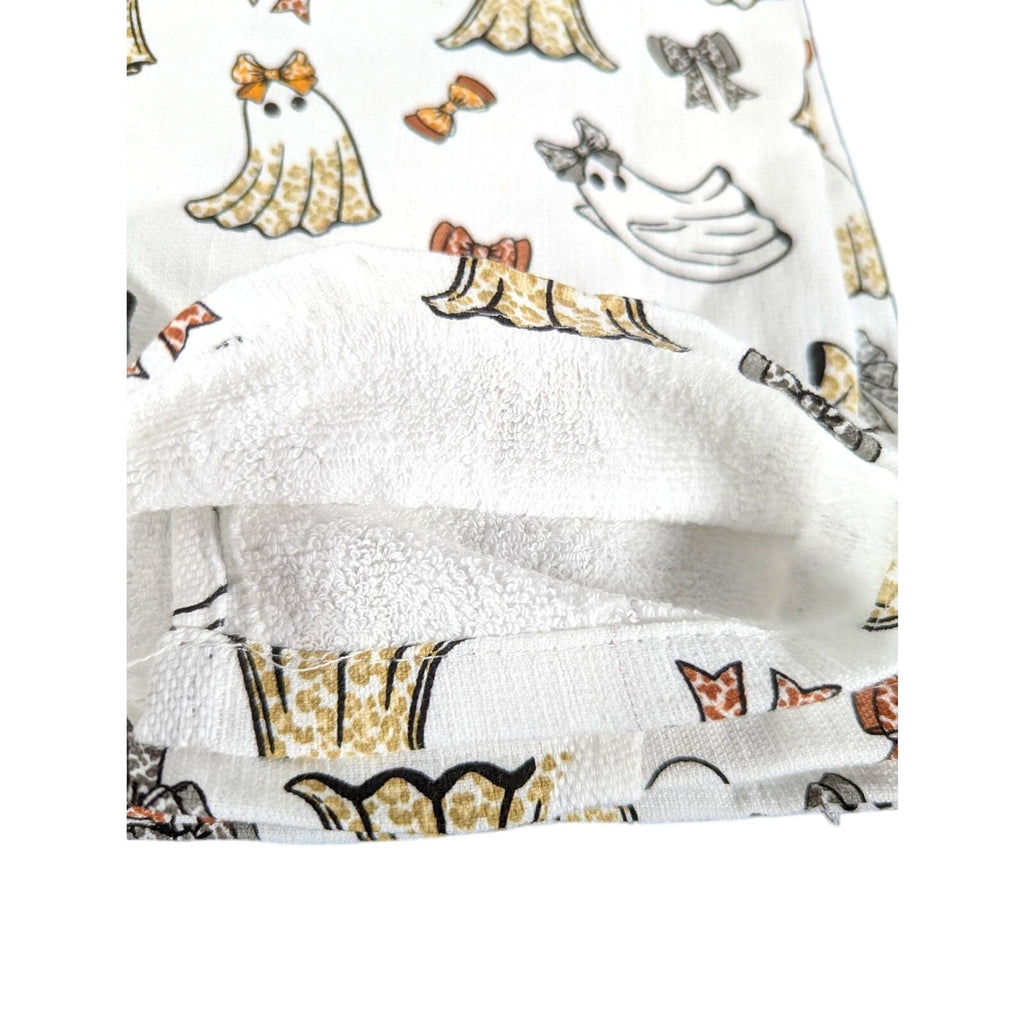 Abby Cotton - 2Pack Kitchen Towels 16"x26" Ghosts Halloween, Bows