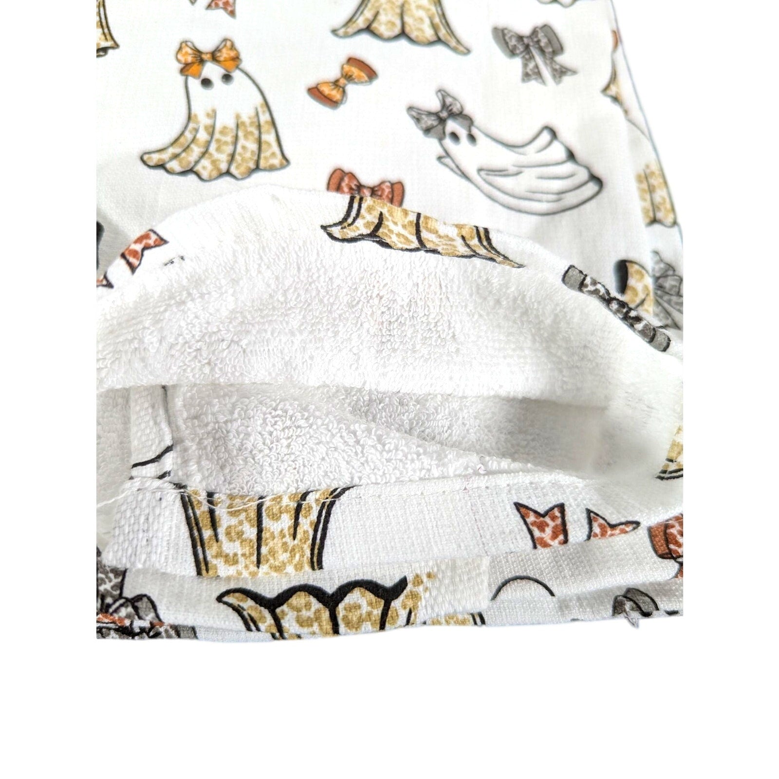 Abby Cotton - 2Pack Kitchen Towels 16"x26" Ghosts Halloween, Bows