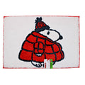 NWT Peanuts Snoopy Red Puffer Coat Winter/Holiday Bath/Kitchen Plush Mat/Rug