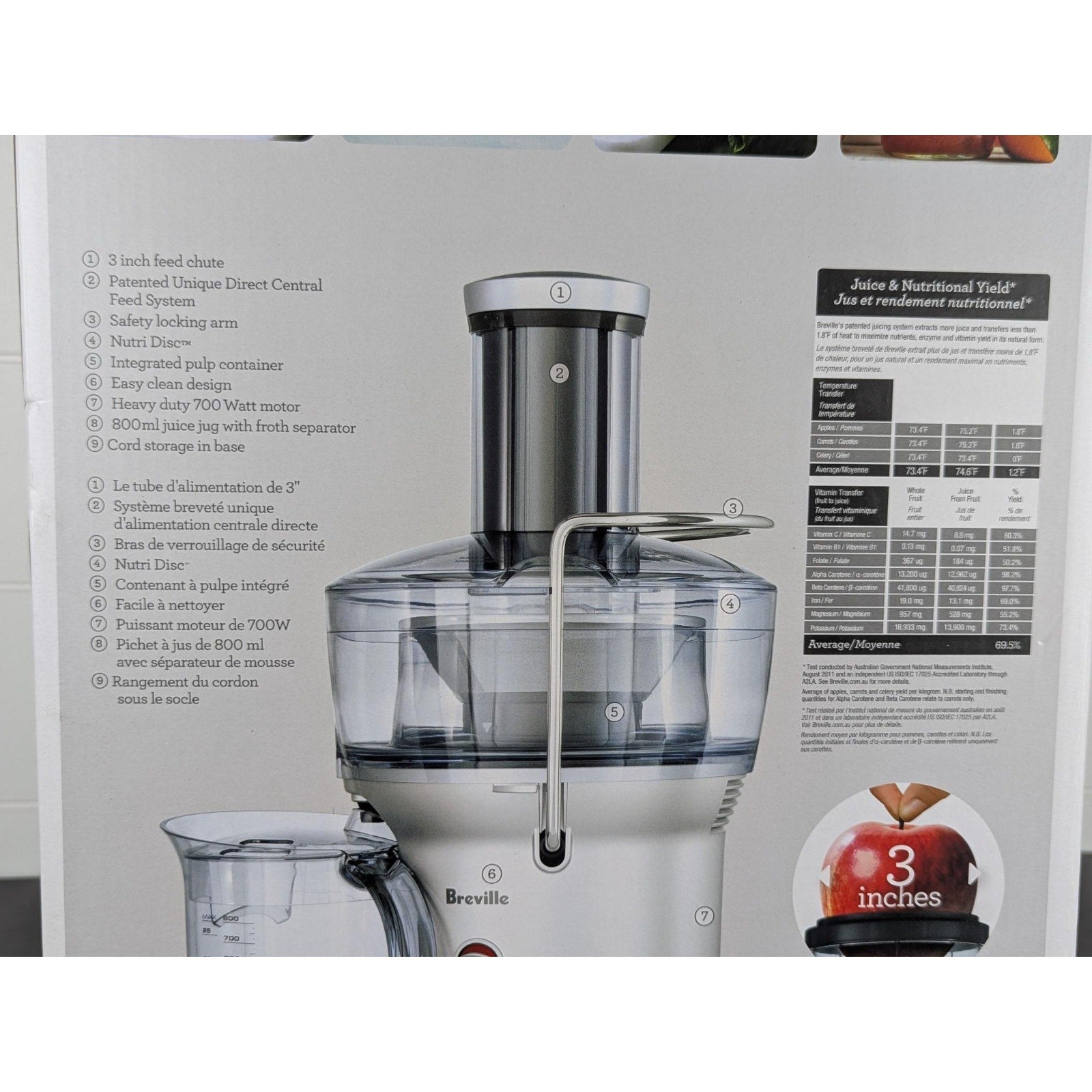 Breville The Juice Fountain Compact Model BJE200XL - NEW IN BOX