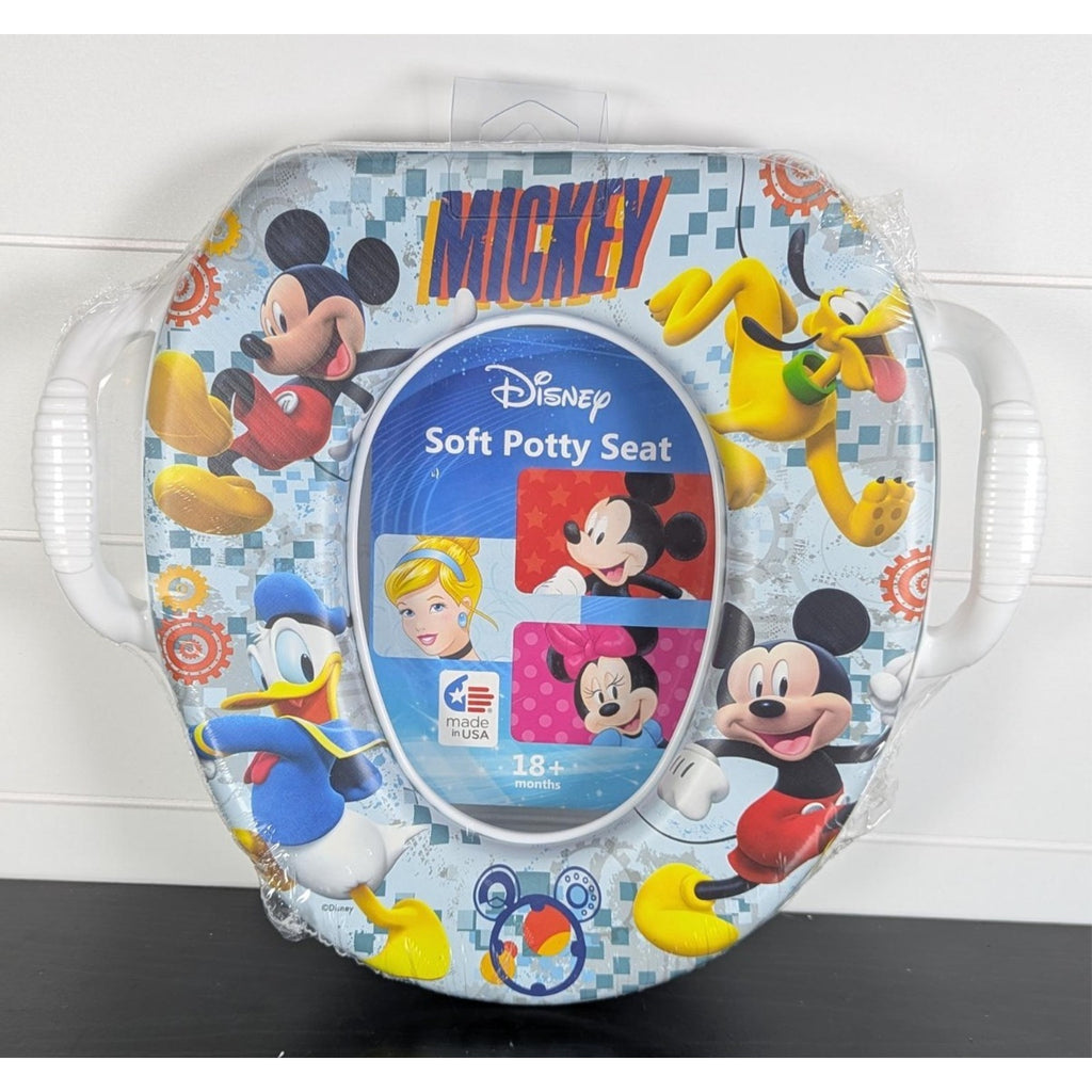 Disney Mickey Mouse- Donald Duck - Pluto, Soft Potty Seat 18+ months. New