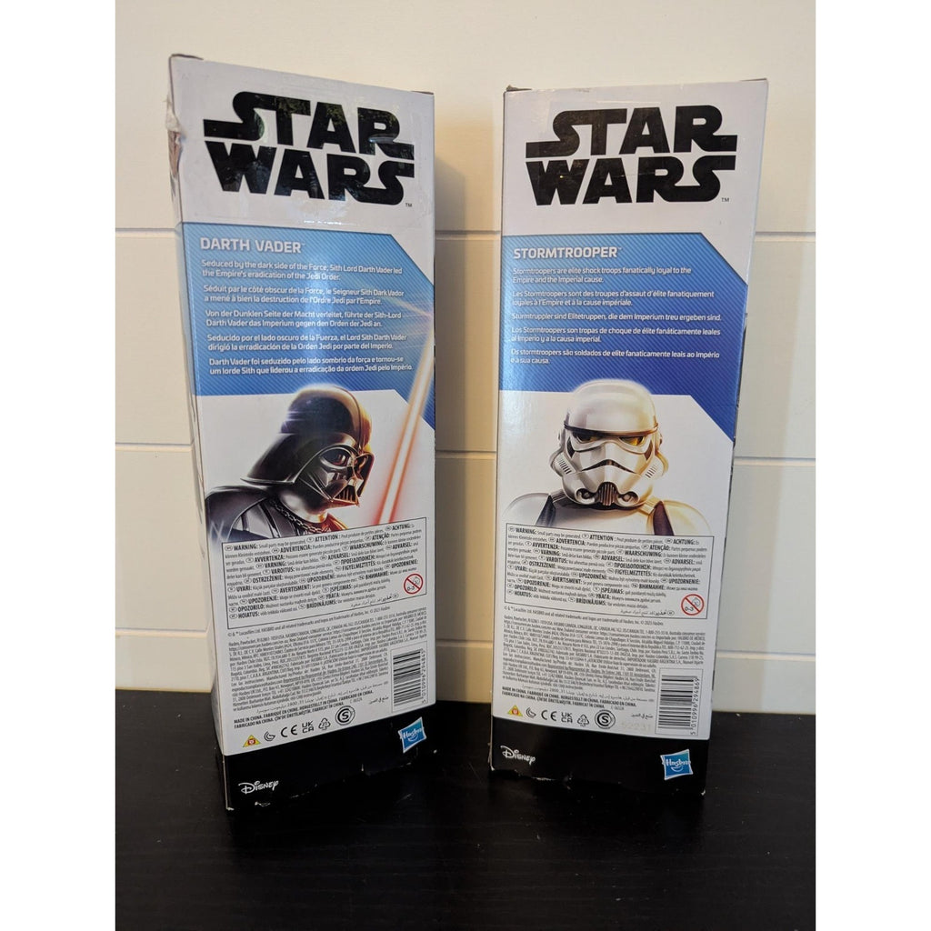 STAR WARS Stormtrooper & Darth Vader 11" Action Figures & Accessories - New