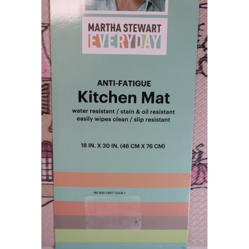 Martha Stewart Anti-Fatigue Kitchen Mat 18X3 Halloween, Ghosts, Haunted Houses