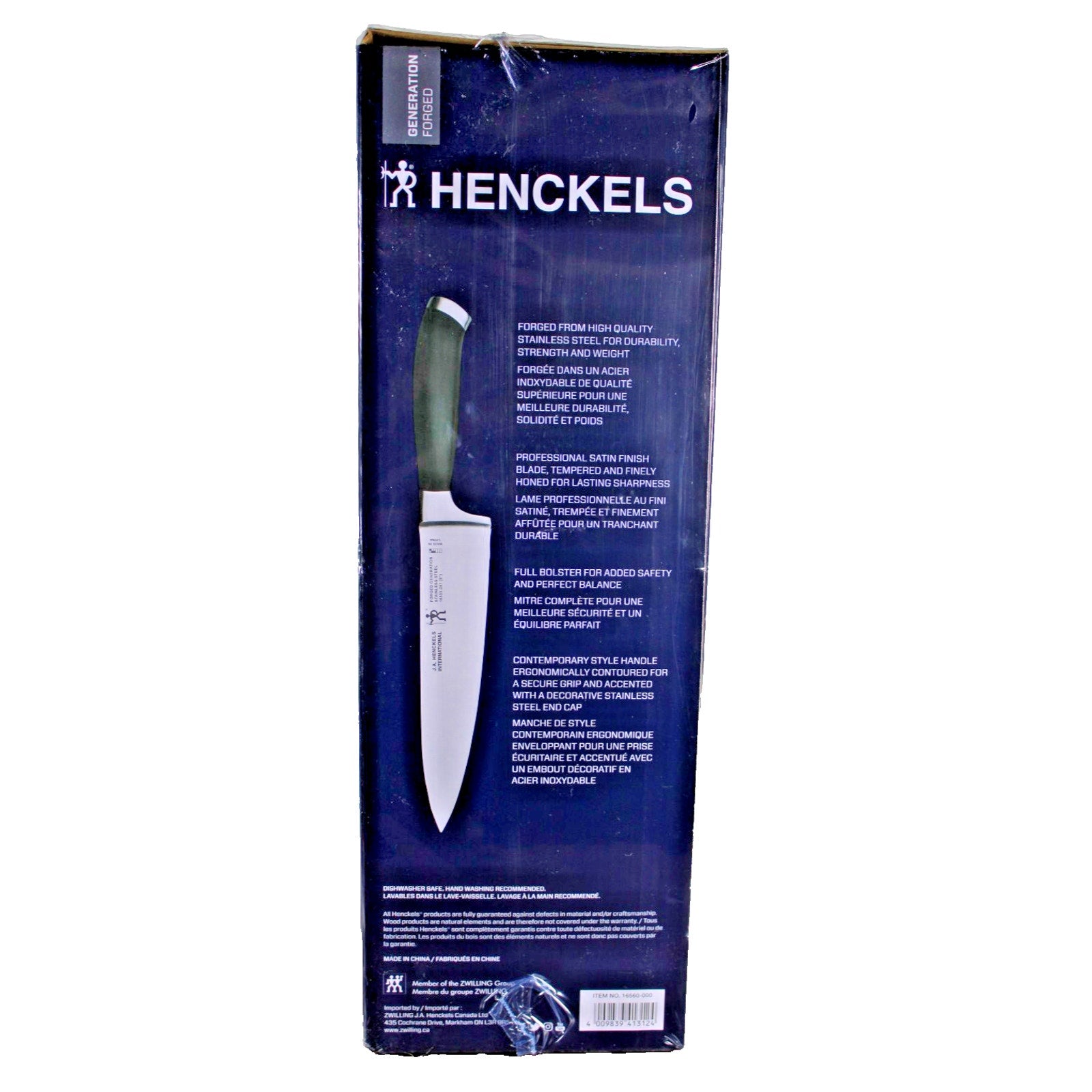 HENCKELS Forged Generation 14 Piece Stainless Knife Block Set. Home Chefs & Pros