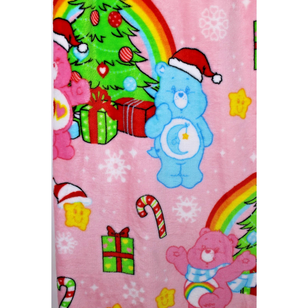 Cloudco Viral Care Bears Twin Size 60" x 90" Plush Christmas Blanket Hard 2 Find