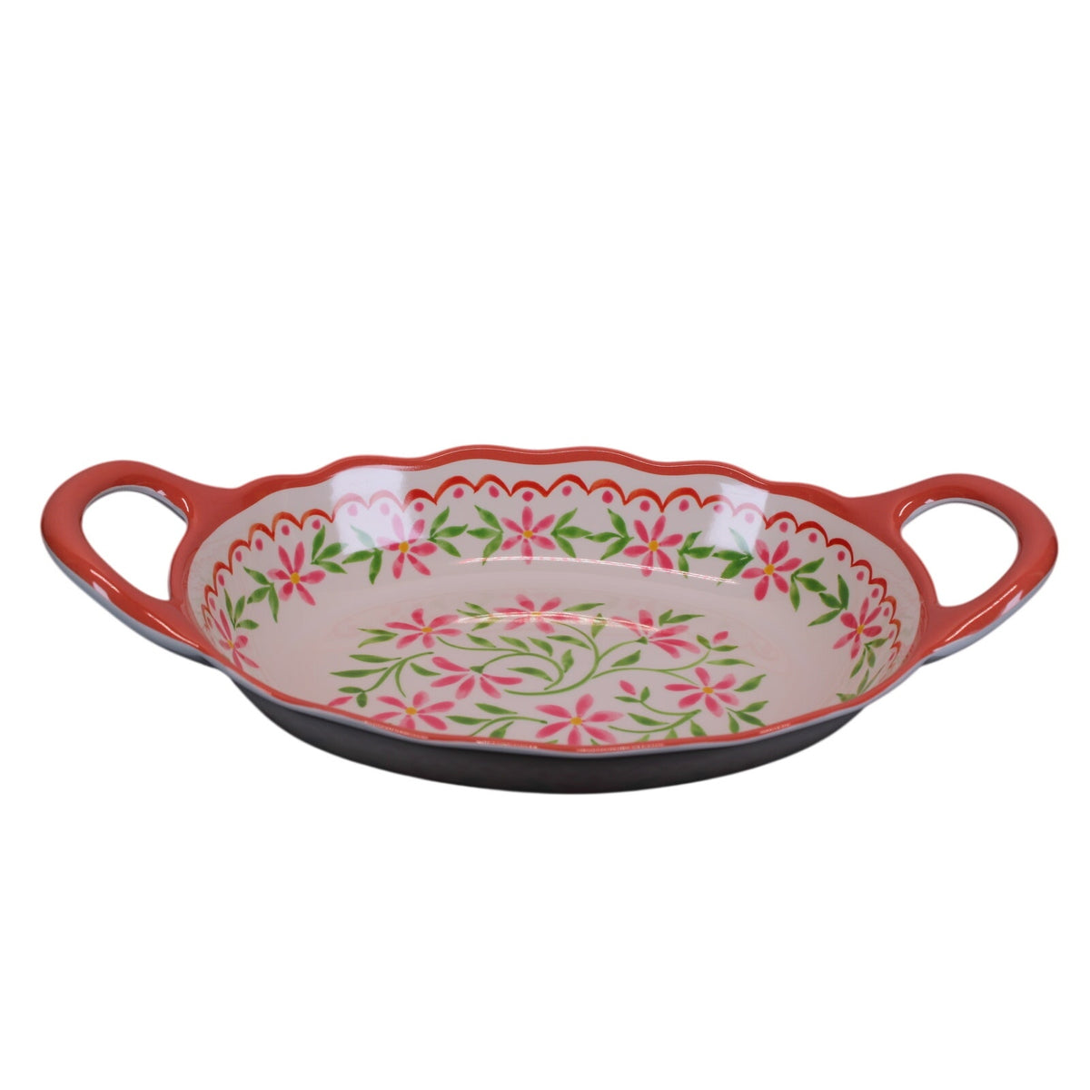 5pc. Melamine Serving Set Floral Tortilla Warmer, Taco Holder, Dip/Chip Tray NEW