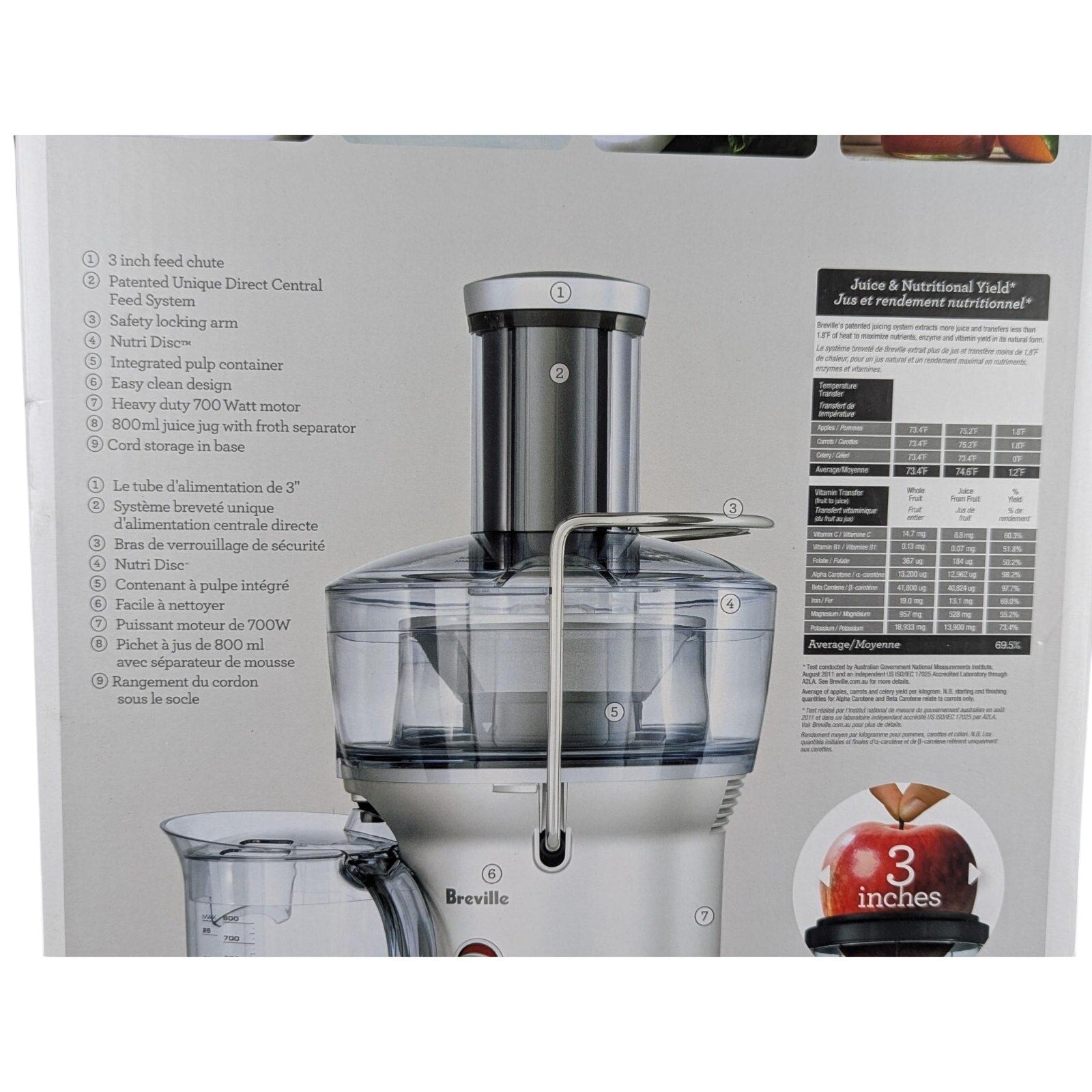 Breville The Juice Fountain Compact Model BJE200XL - NEW IN BOX