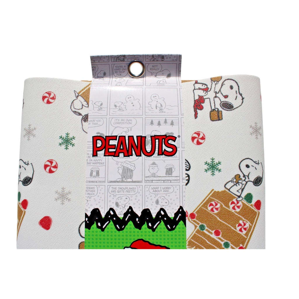 Peanuts Snoopy Christmas Candy Gingerbread Doghouse Dish Drying Mat 18x24