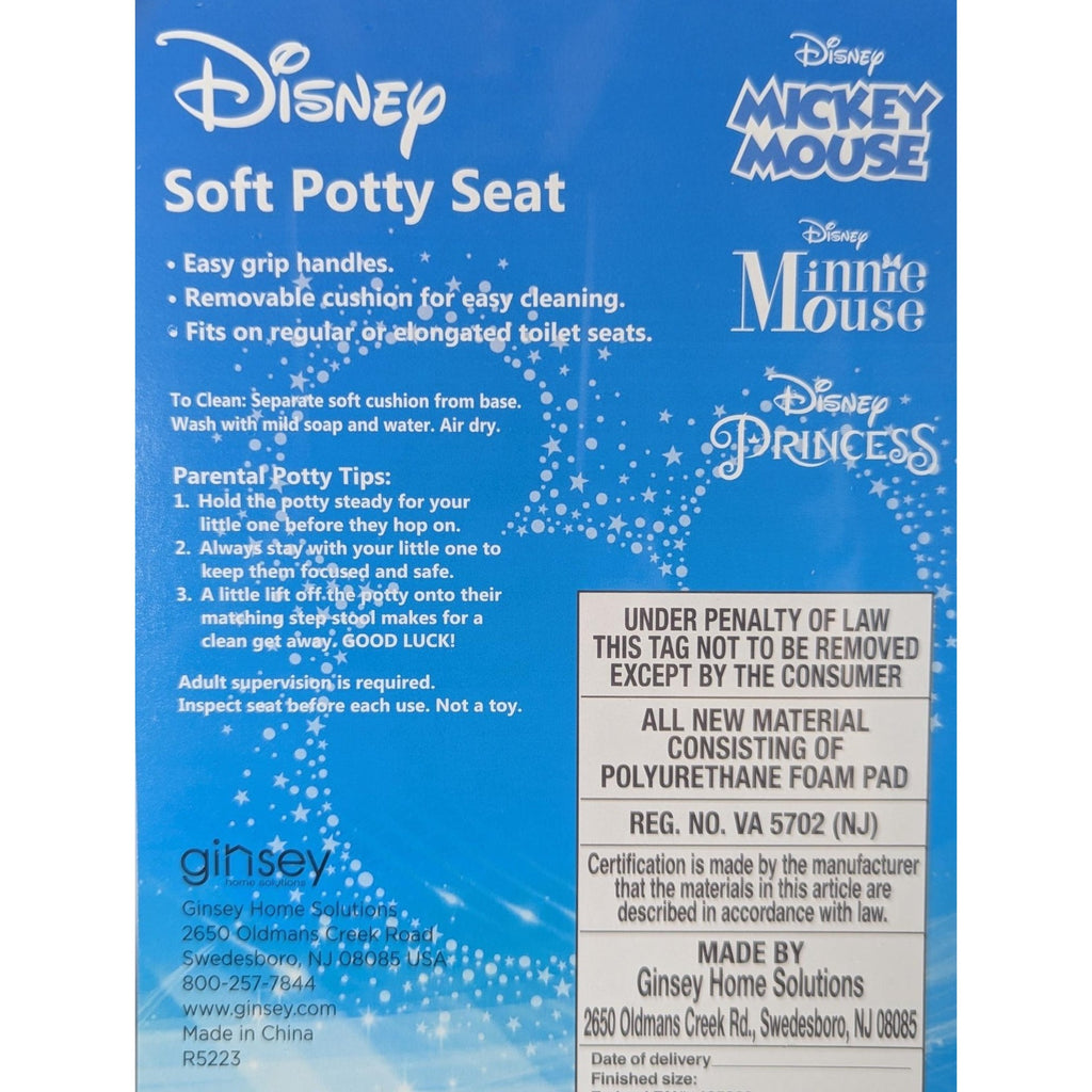 Disney Baby Minnie Mouse Soft Potty Seat 18+ months. New