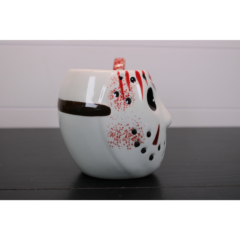 Friday the 13th Jason Voorhees Figural Hockey Mask Ceramic Coffee Mug