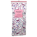 Juicy Couture Plush Throw Blanket 50"x60” Bracelet Juicy Print Pink White Soft