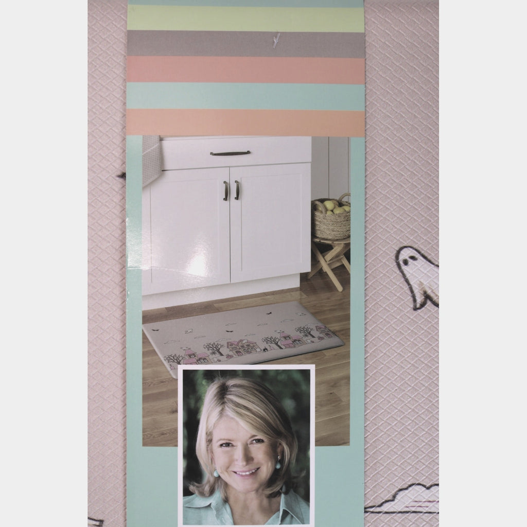 Martha Stewart Anti-Fatigue Kitchen Mat 18X3 Halloween, Ghosts, Haunted Houses