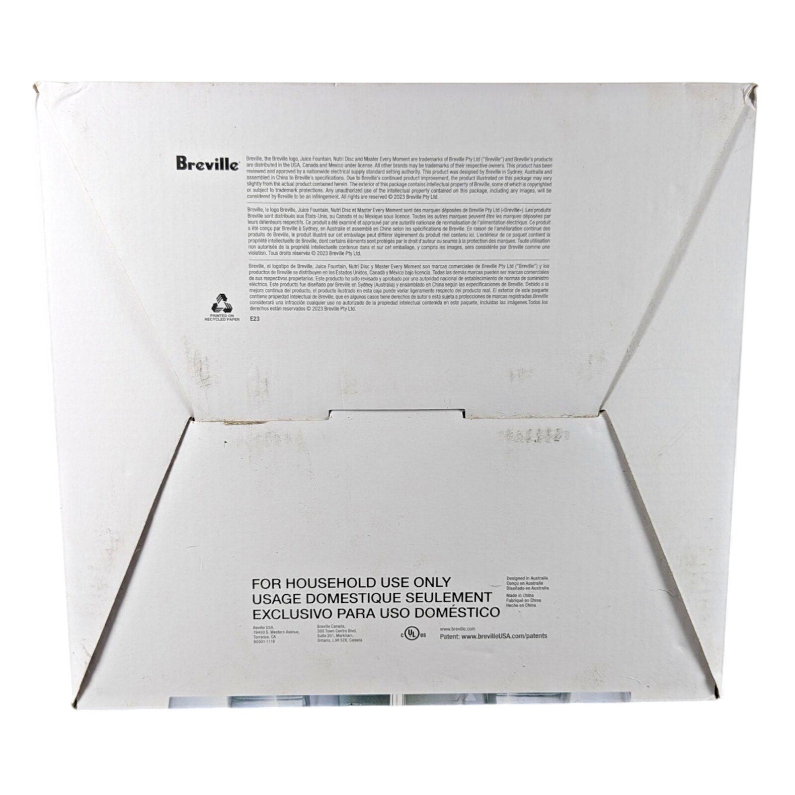 Breville The Juice Fountain Compact Model BJE200XL - NEW IN BOX