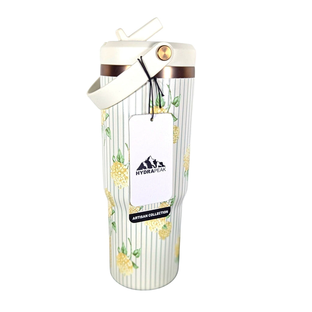 Hydrapeak Nomad 32oz Tumbler Artisan Collection Custom White