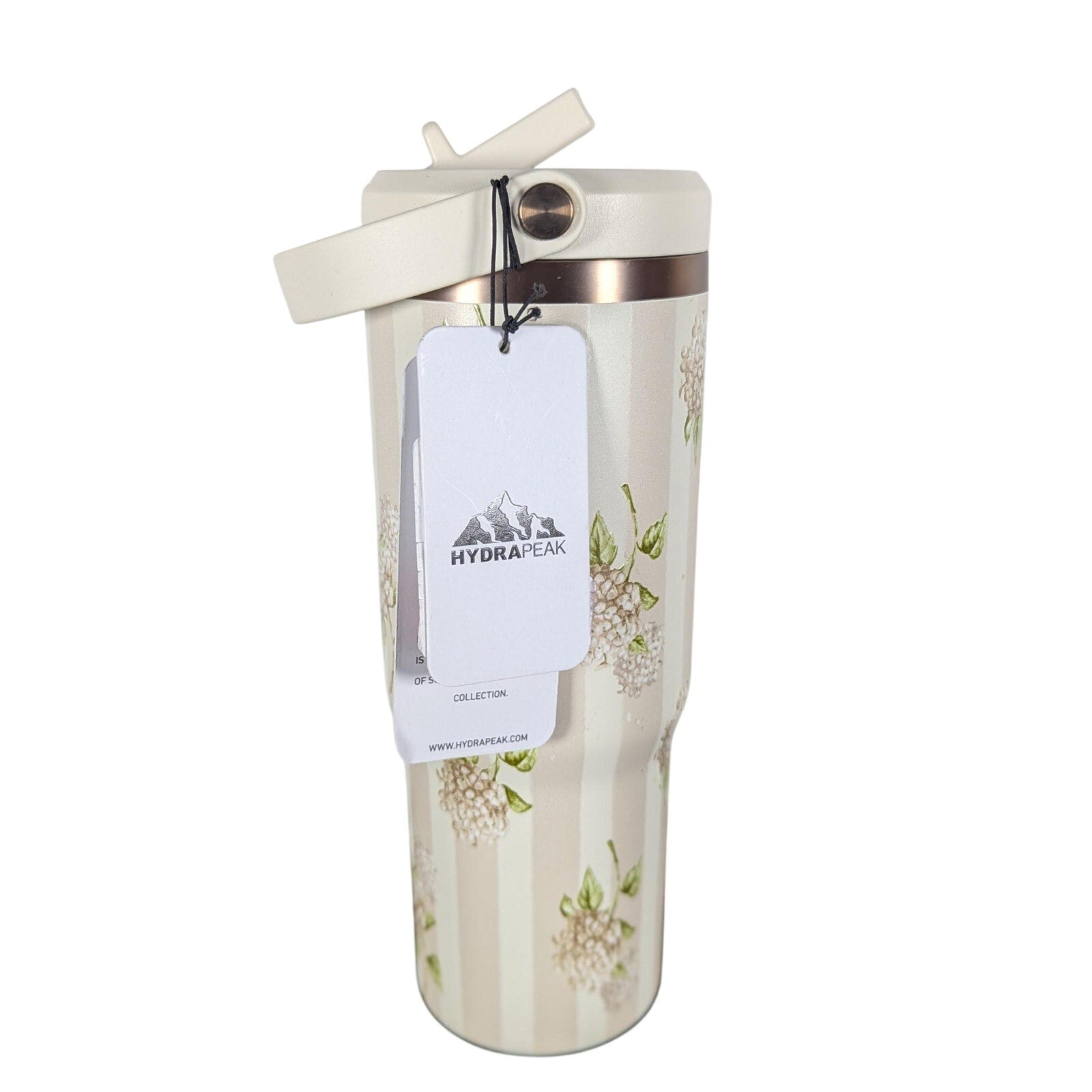 Hydrapeak Nomad 32oz Tumbler Artisan Collection, Ivory Floral
