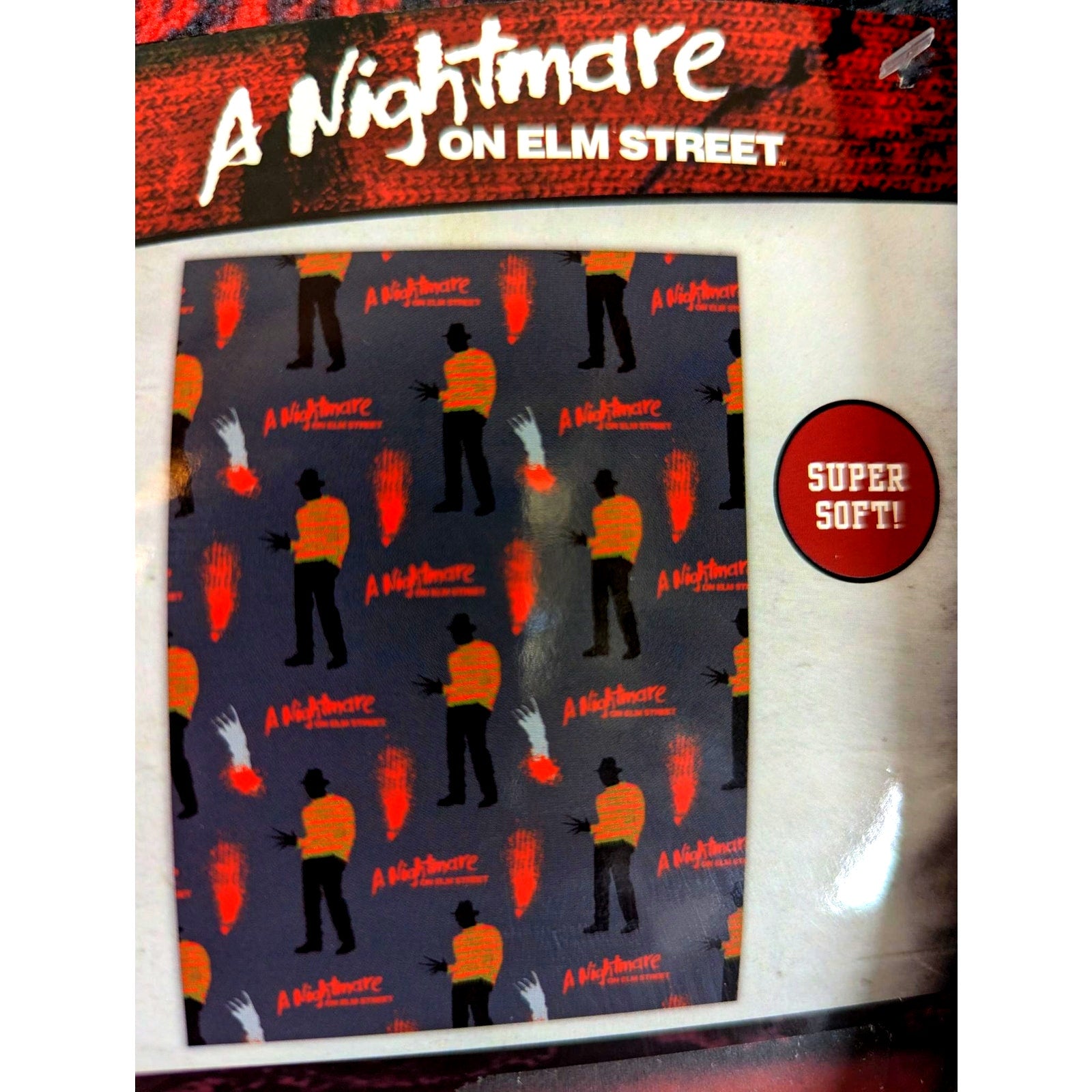 Freddy Krueger Horror Halloween Nightmare on Elm Street Plush Throw 50x70