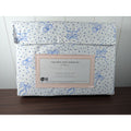 Cupcakes and Cashmere at home, Blue Ribbon & Dots 4pc QUEEN Sheet Set NEW
