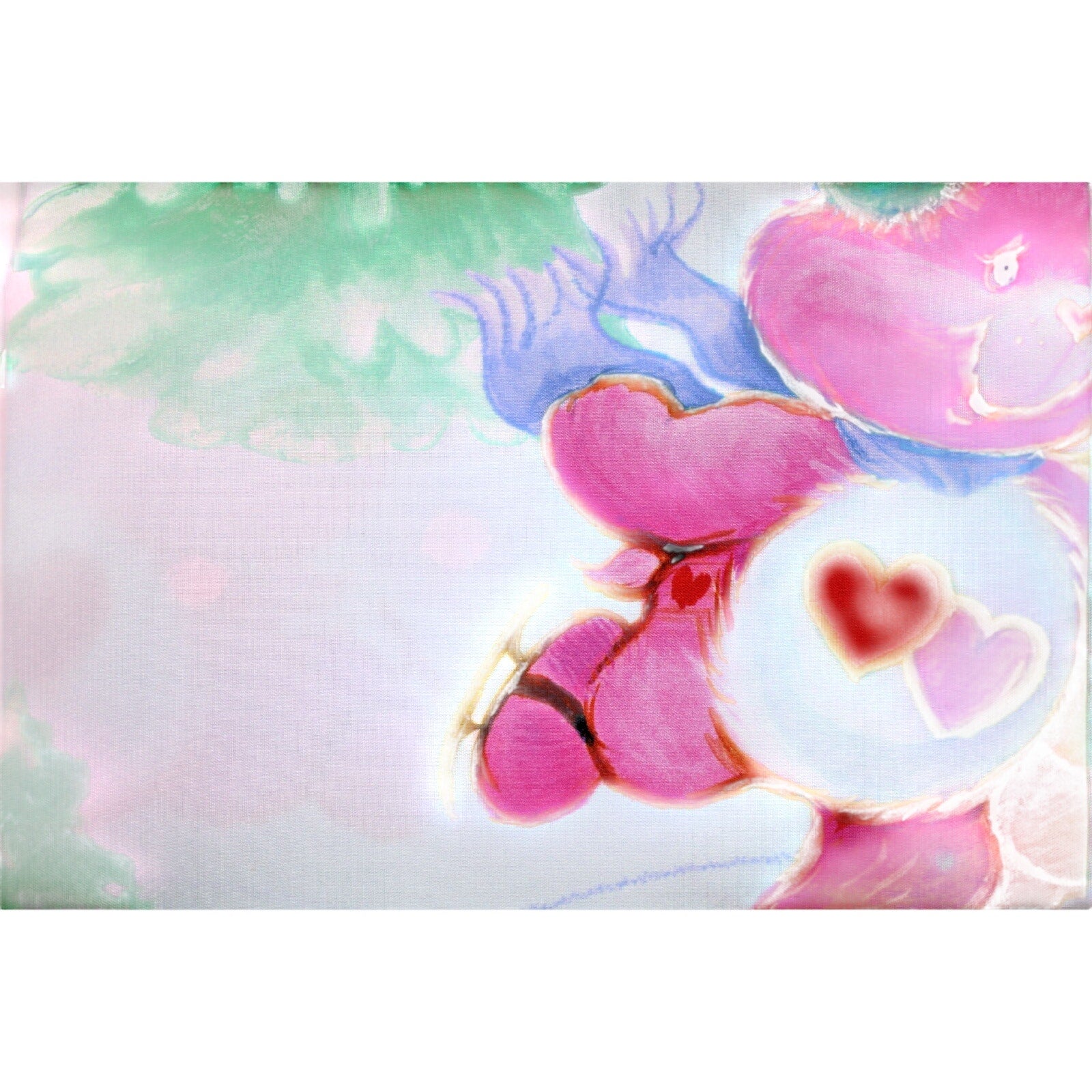 Care Bears Christmas Holiday Fabric Shower or Window Curtain