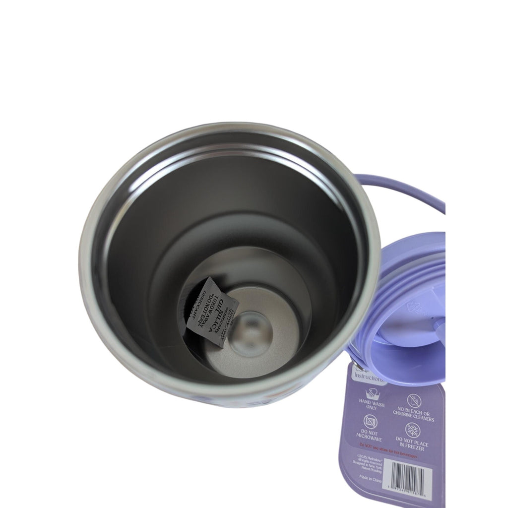Hydroflow Edge 14oz Double Stainless. 12hrs Cold, BPA Free, Strawberries -Bows