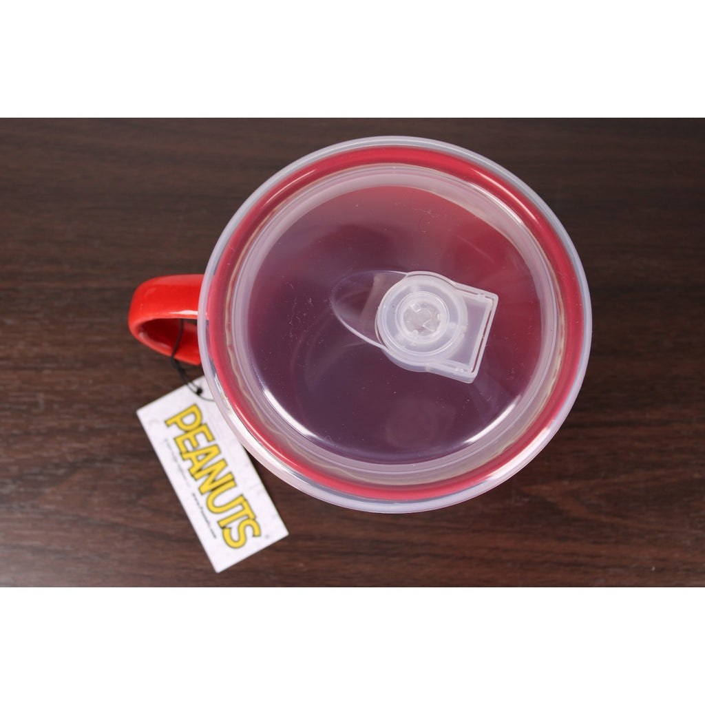 Peanuts Linus 70th Anniversary Microwave Soup Ramen Bowl Mug Vent Lid 25 oz