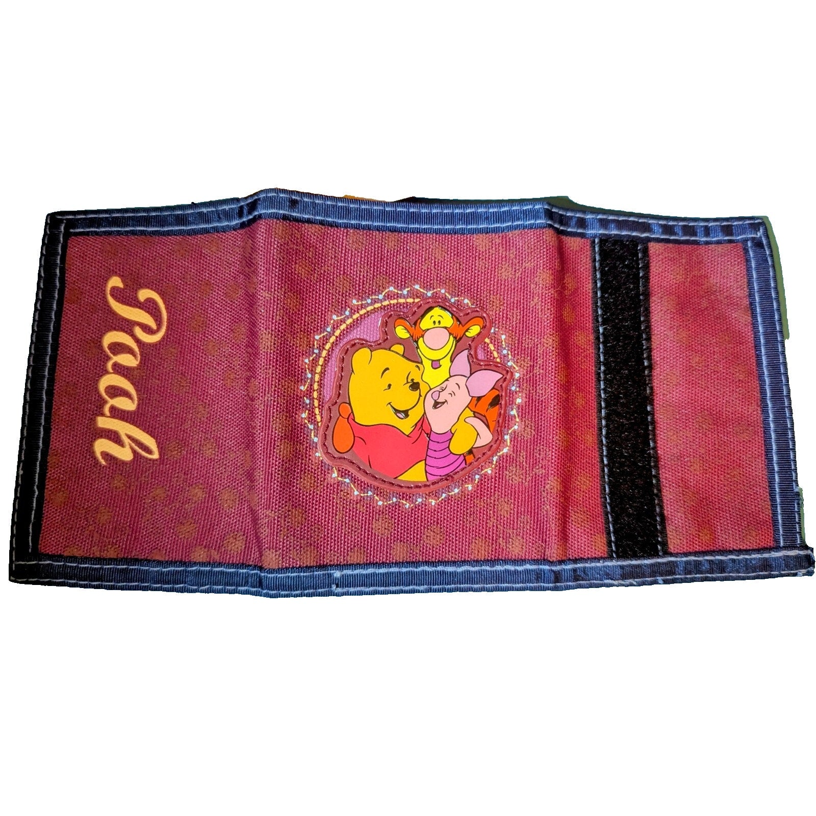 Disney Winnie The Pooh Piglet Tigger Tri-fold Wallet - Redish