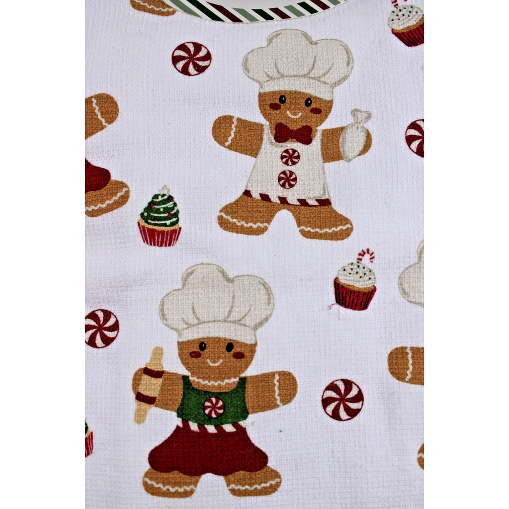 Gingerbread Baker Cookies Christmas Kitchen Towels Set Of Two 16X26“ New￼Cotton