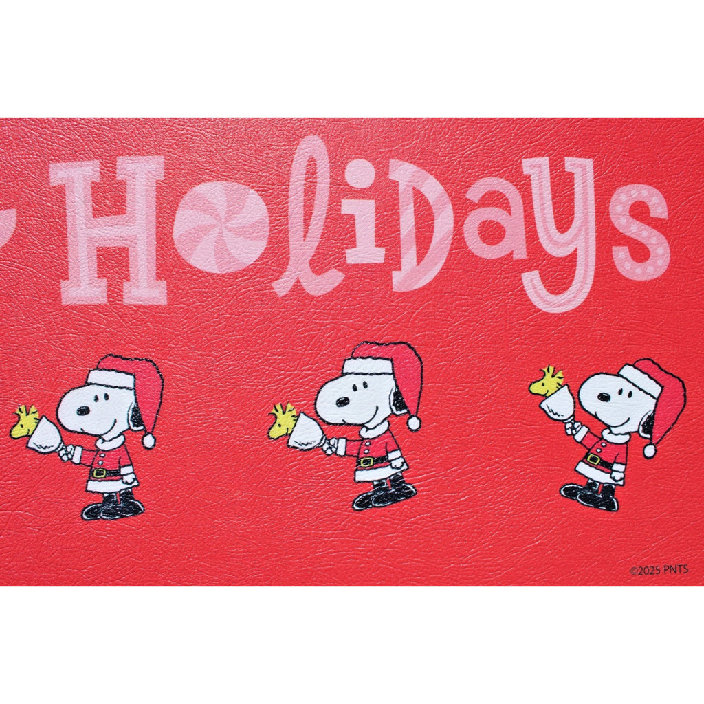PEANUTS Santa Snoopy ”HAPPY HOLIDAYS” Anti-Fatigue Kitchen Mat 18” X 30”