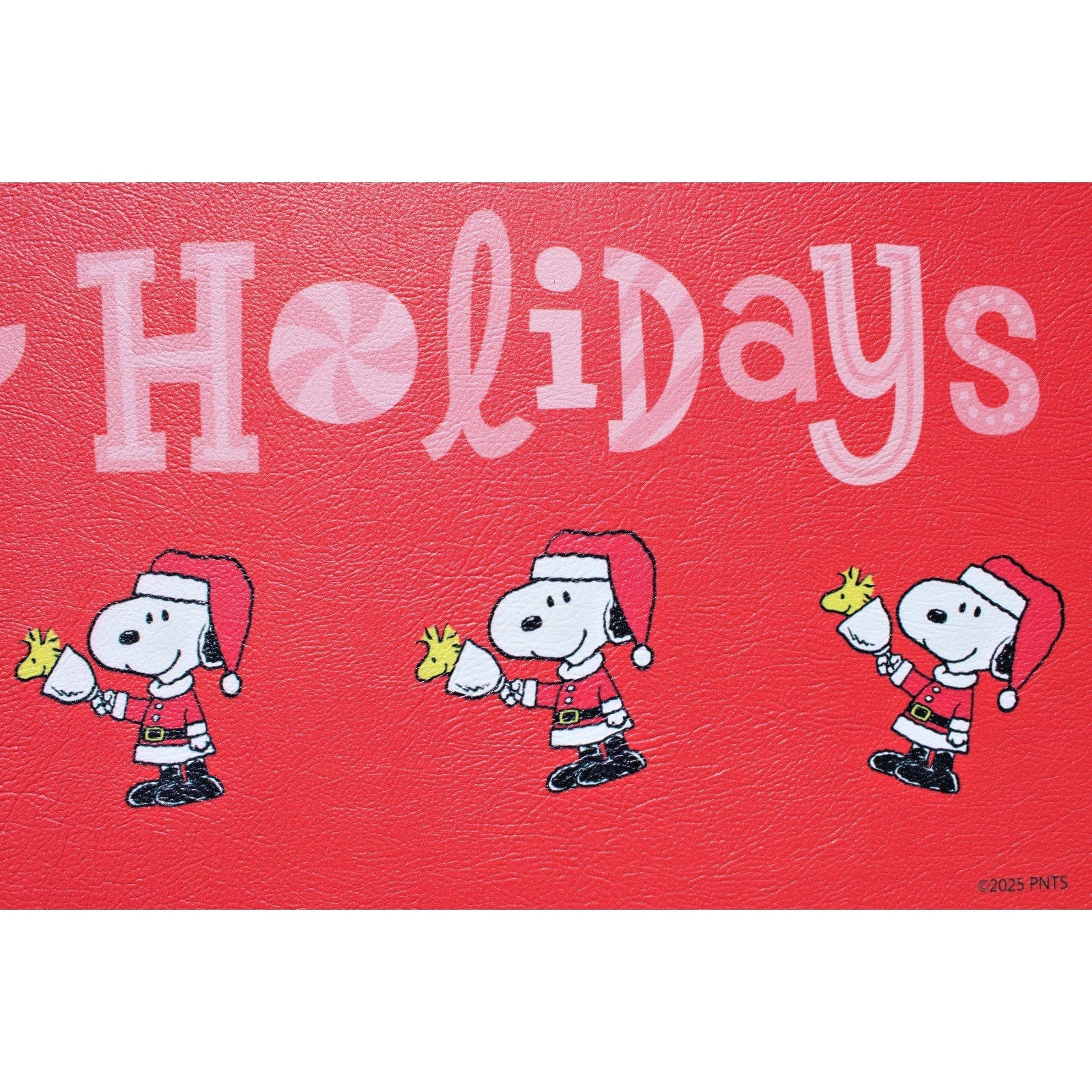 PEANUTS Santa Snoopy ”HAPPY HOLIDAYS” Anti-Fatigue Kitchen Mat 18” X 30”