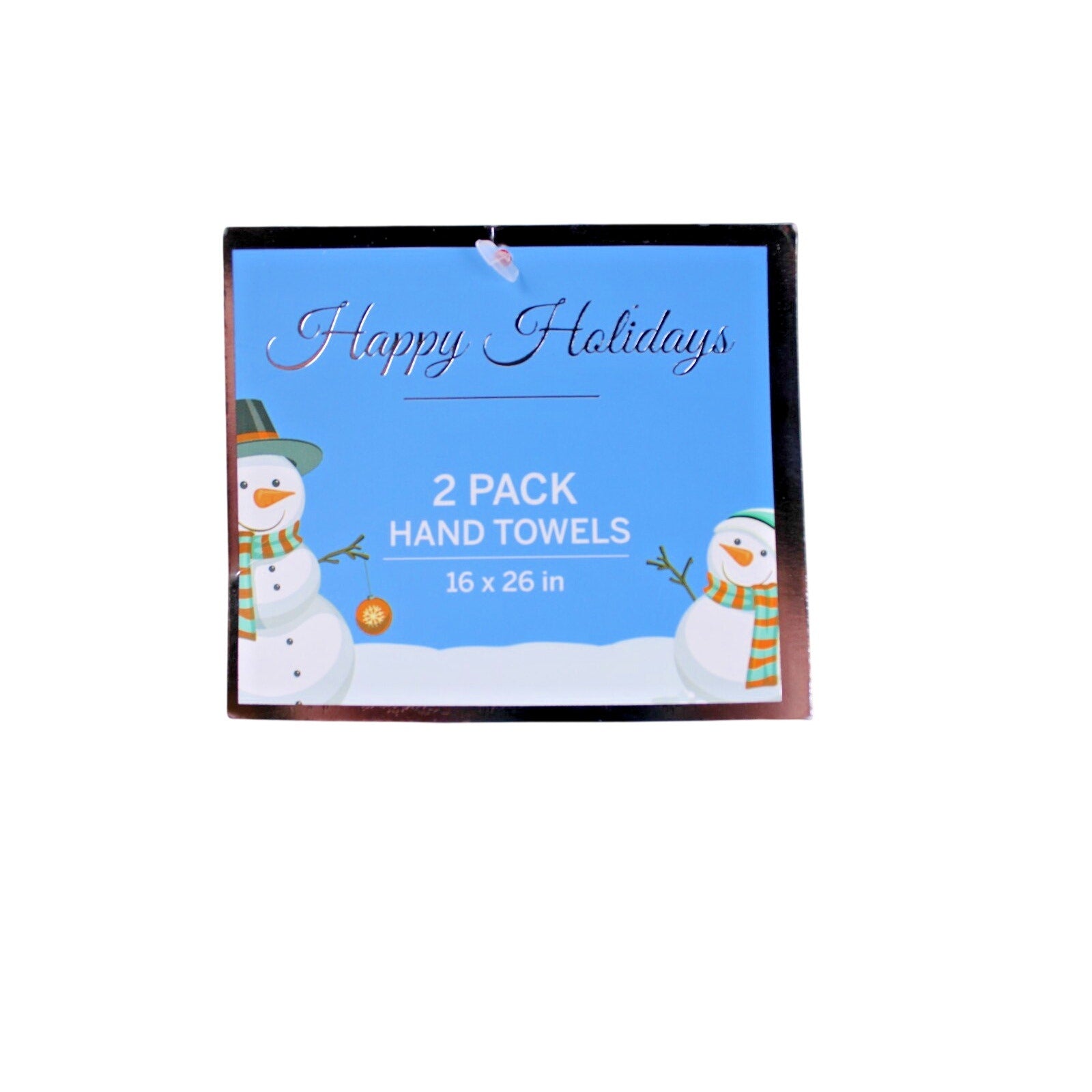 Gingerbread Man Santa Plush Set of 2 Embroidered Turkish Hand Towels ~ Farmhouse