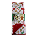 Set of 2 Christmas Gingerbread Peppermint Snowflake Drying Mats 16x19”