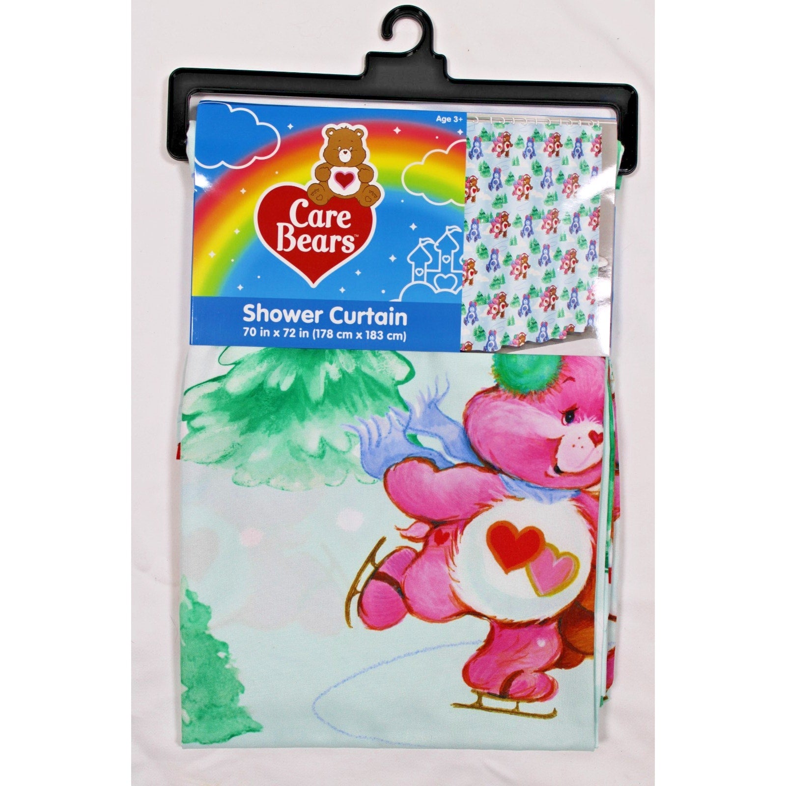 Care Bears Christmas Holiday Fabric Shower or Window Curtain