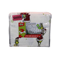 New Dr. Seuss Grinch 4 piece Queen Flannel Sheet Set - Holiday Fun