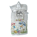 Easter Blessing Beaded Ducks Floral Hand Towels Set of 2, 16x28" 100% Cotton