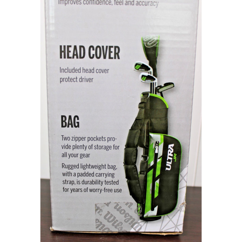 WILSON Ultra Jr, Small Junior 4 Golf Club Set RH/ w Bag Ages 5-8 NEW IN BOX