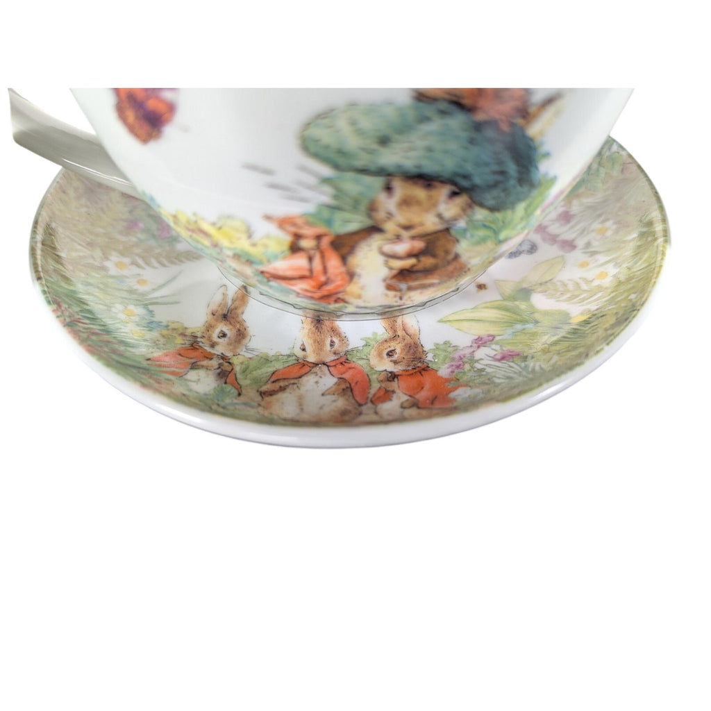 The World of Peter Rabbit Beatrix Potter Teacup with Saucer Ceramic Set