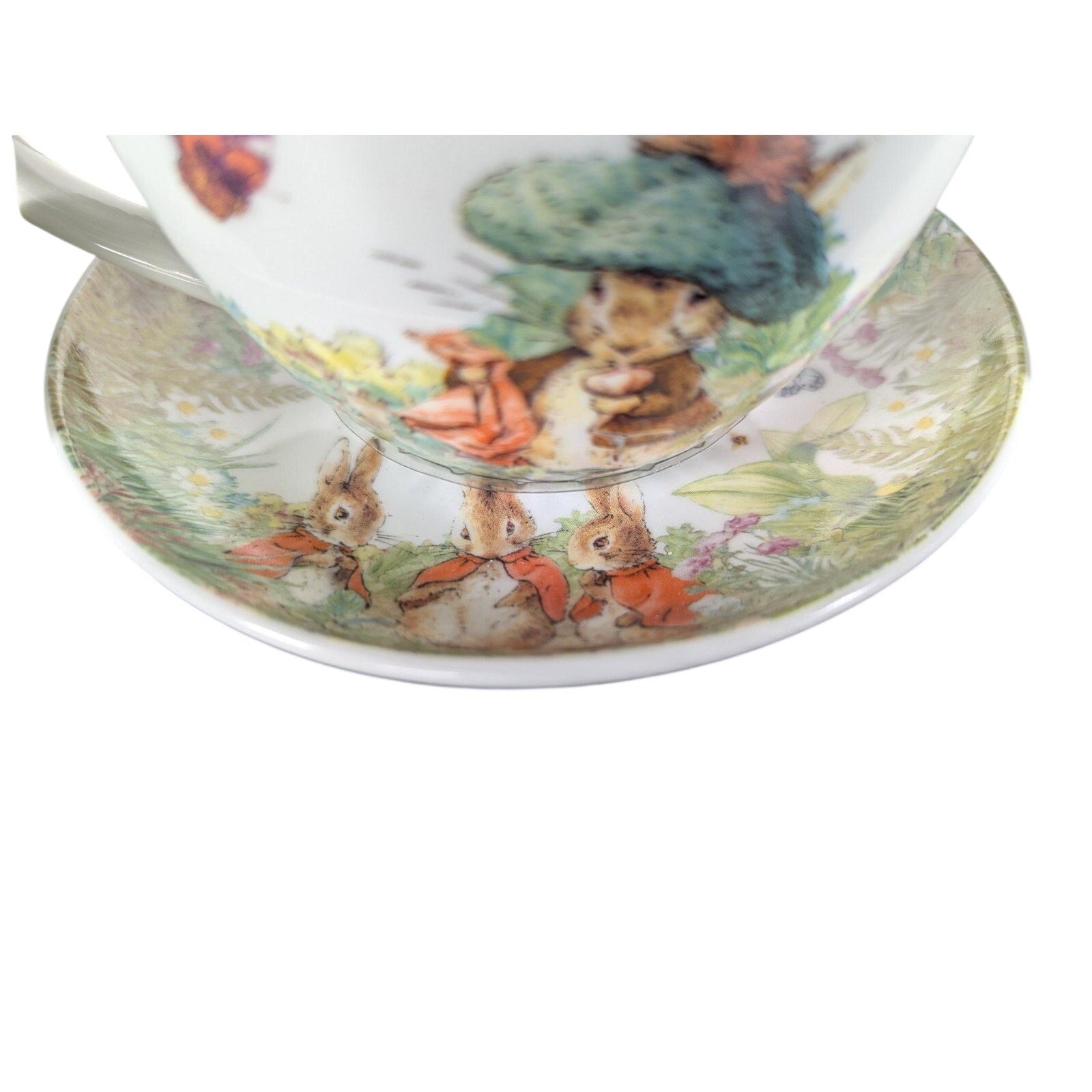 The World of Peter Rabbit Beatrix Potter Teacup with Saucer Ceramic Set