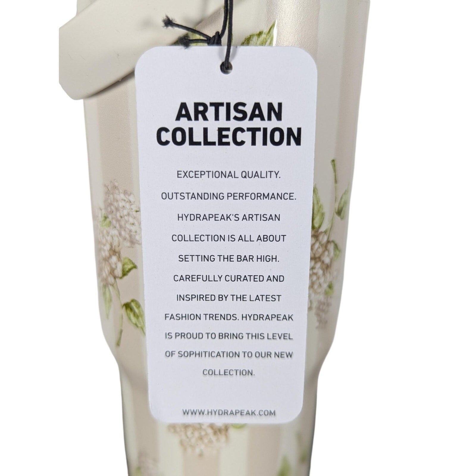 Hydrapeak Nomad 32oz Tumbler Artisan Collection, Ivory Floral
