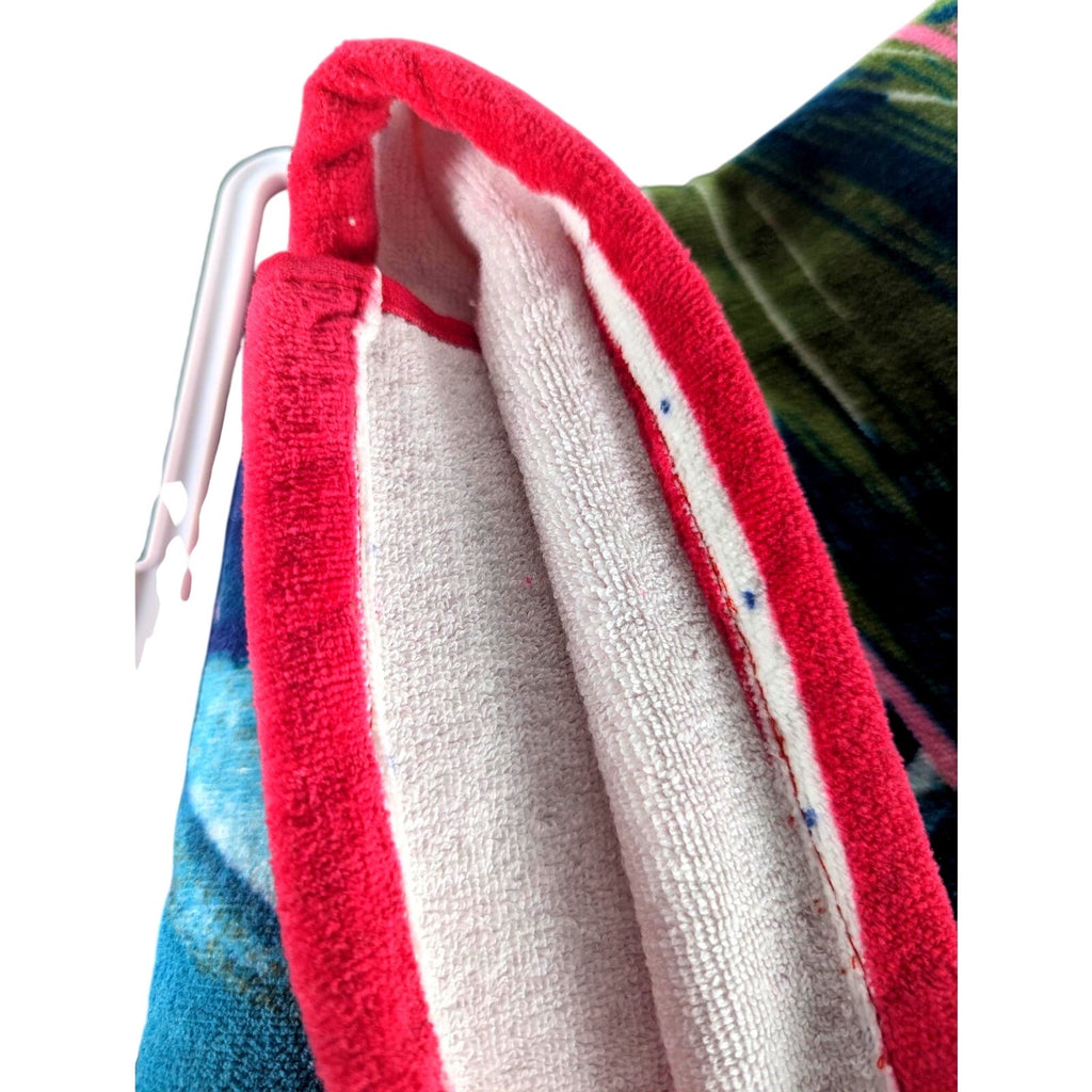 Sand & Surf Beach Towel 36" x 68" Parrots 100% Cotton