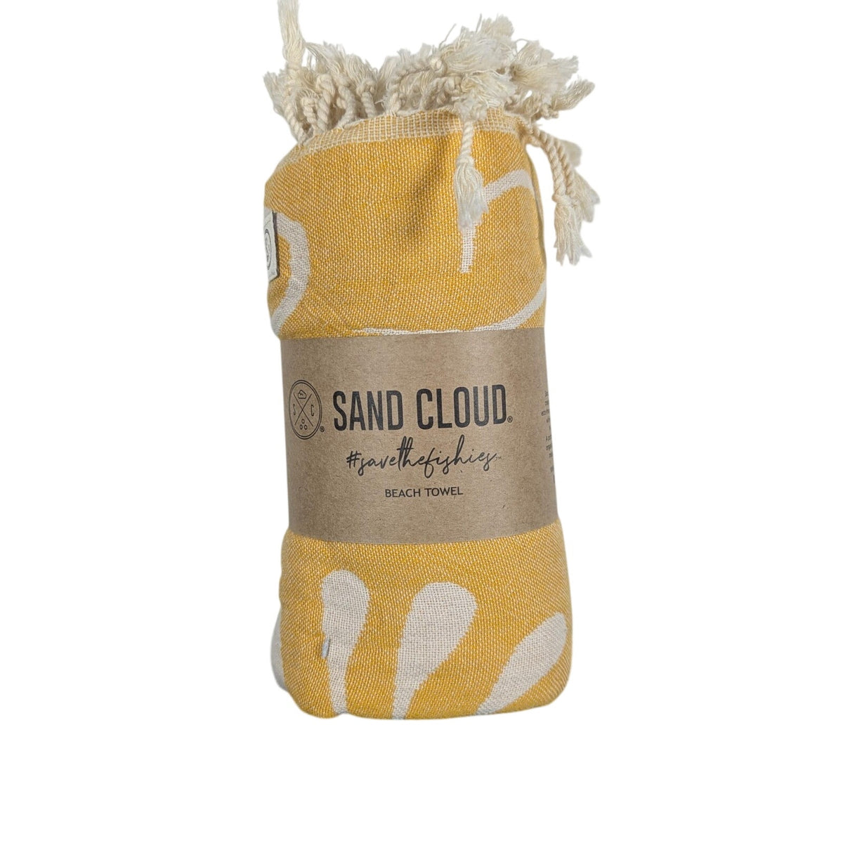 Sand Cloud Beach Towel Lotus Mural (Sunflower) 100% Turkish Organic Cotton - NEW
