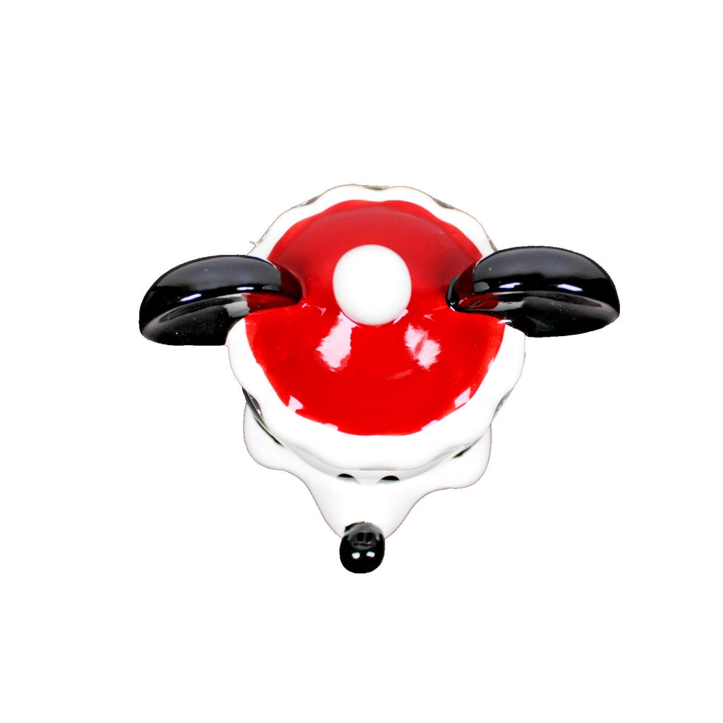 Mickey Mouse Cookie Jar Christmas Holiday Santa Hat